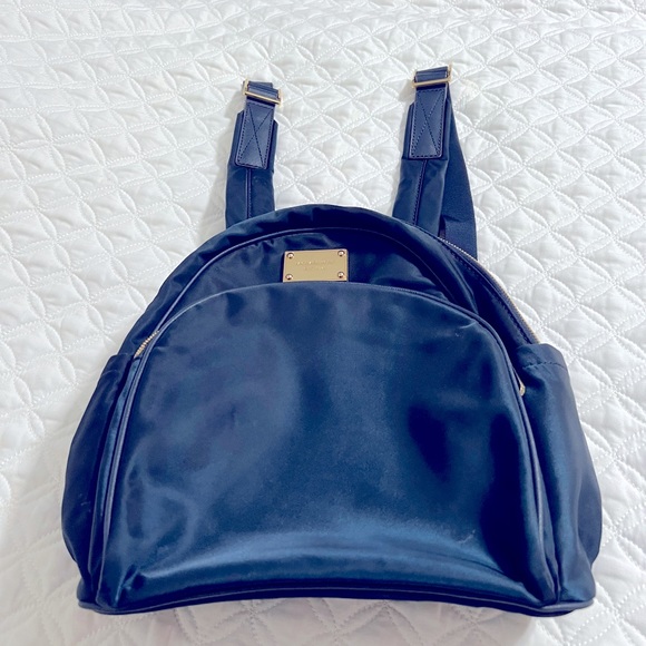 Michael Kors backpack, small, blue nylon - Picture 7 of 8